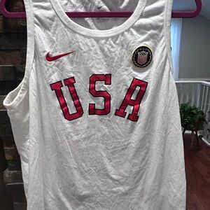Men’s USA Olympic White Nike Tank Top